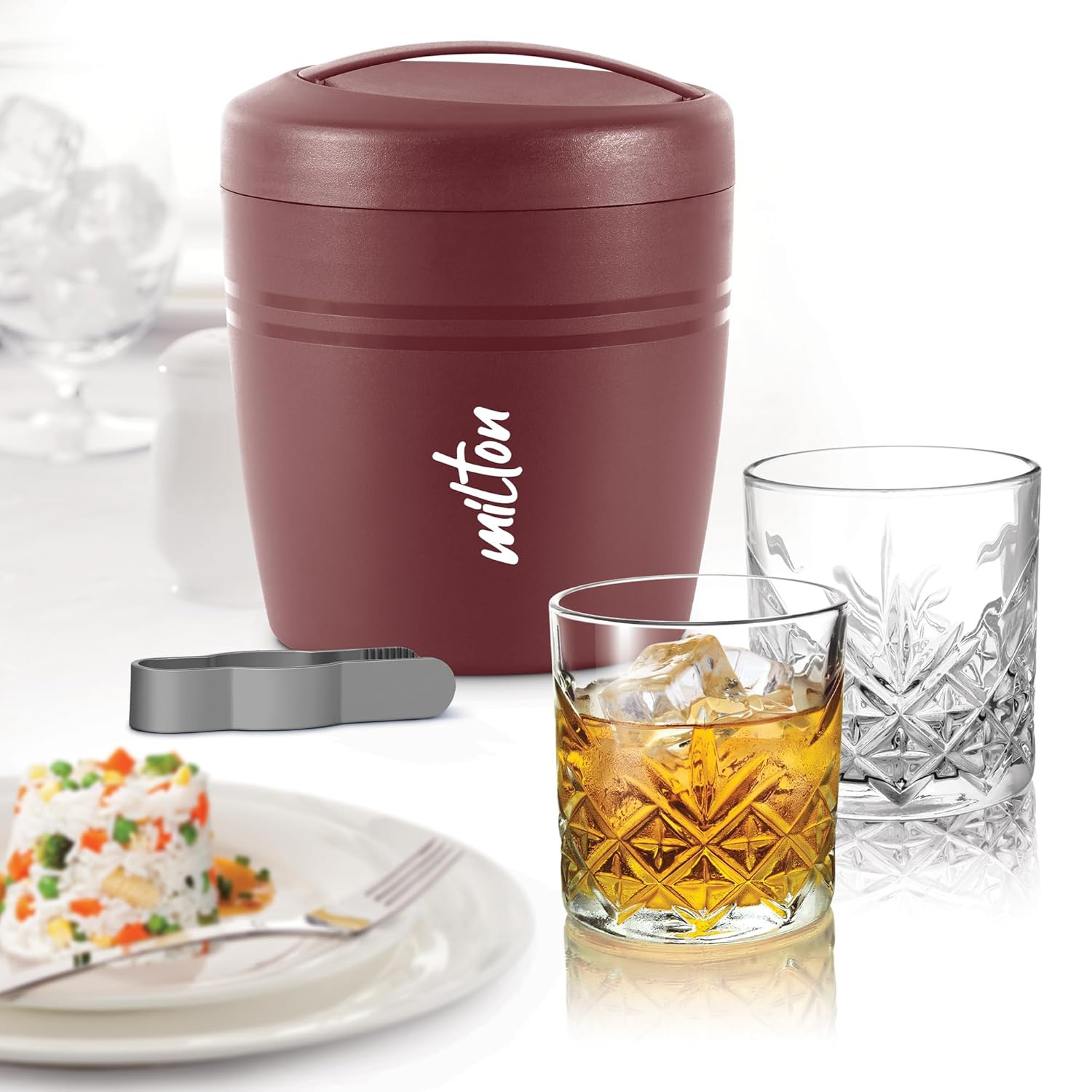 POLAR ICE PAIL 1500 ICE BOX MAROON (AM-POIP1500MA861-BM)