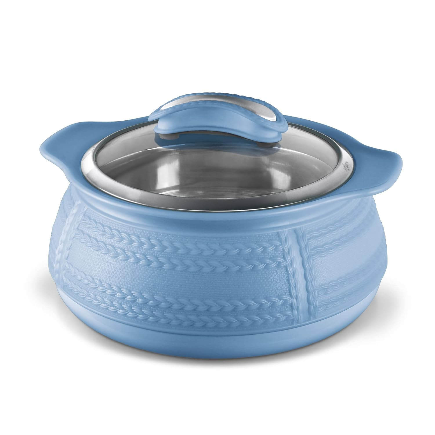 Weave 1000 Double Walled Casserole BLUE (AM-WEAC1000BL403-BM)