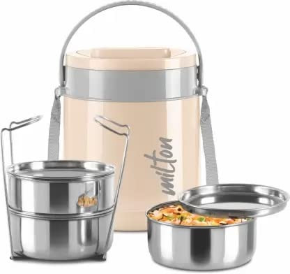 CLASSIC 3 CONTAINER TIFFIN BOX LVORY (AM-CLA3C900LV551-BM)