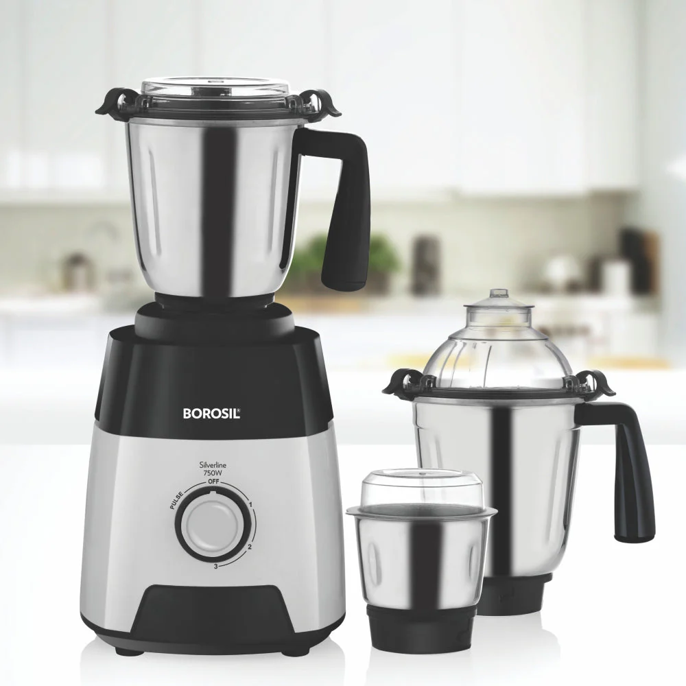 SILVERLINE 750W MIXER GRINDER (AM-HAMG750W16-BM)